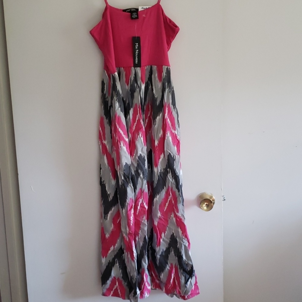 New Maxi Dress- tube top w spaghetti straps